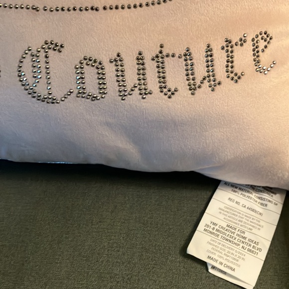 ✨Juicy Couture htf 💎BLING💎 gorgeous throw / accent pillow NWT - Picture 11 of 16